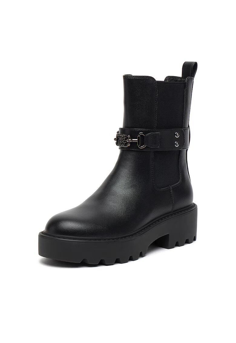 NINE WEST Botine dama CEO-KAMILA-01 - Textil - Negru