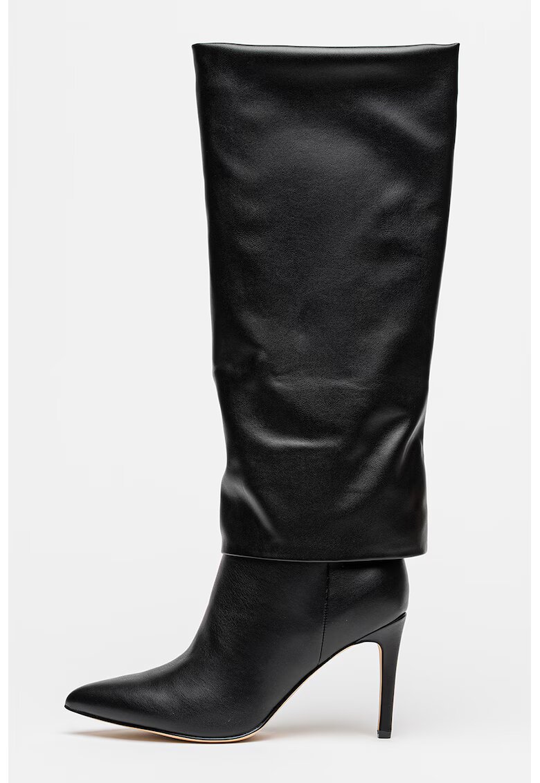 NINE WEST Cizme lungi din piele ecologica - Negru