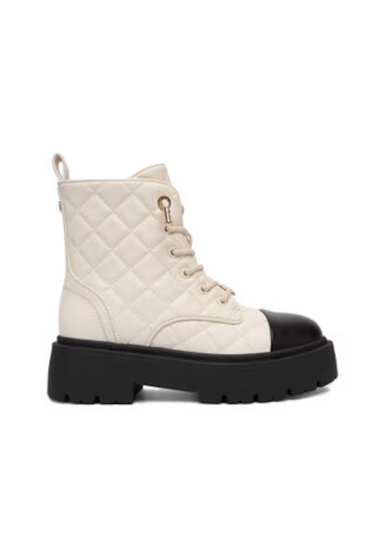 NINE WEST Ghete dama model CEO-INAS-01 - bej - cu fermoar - tesatura
