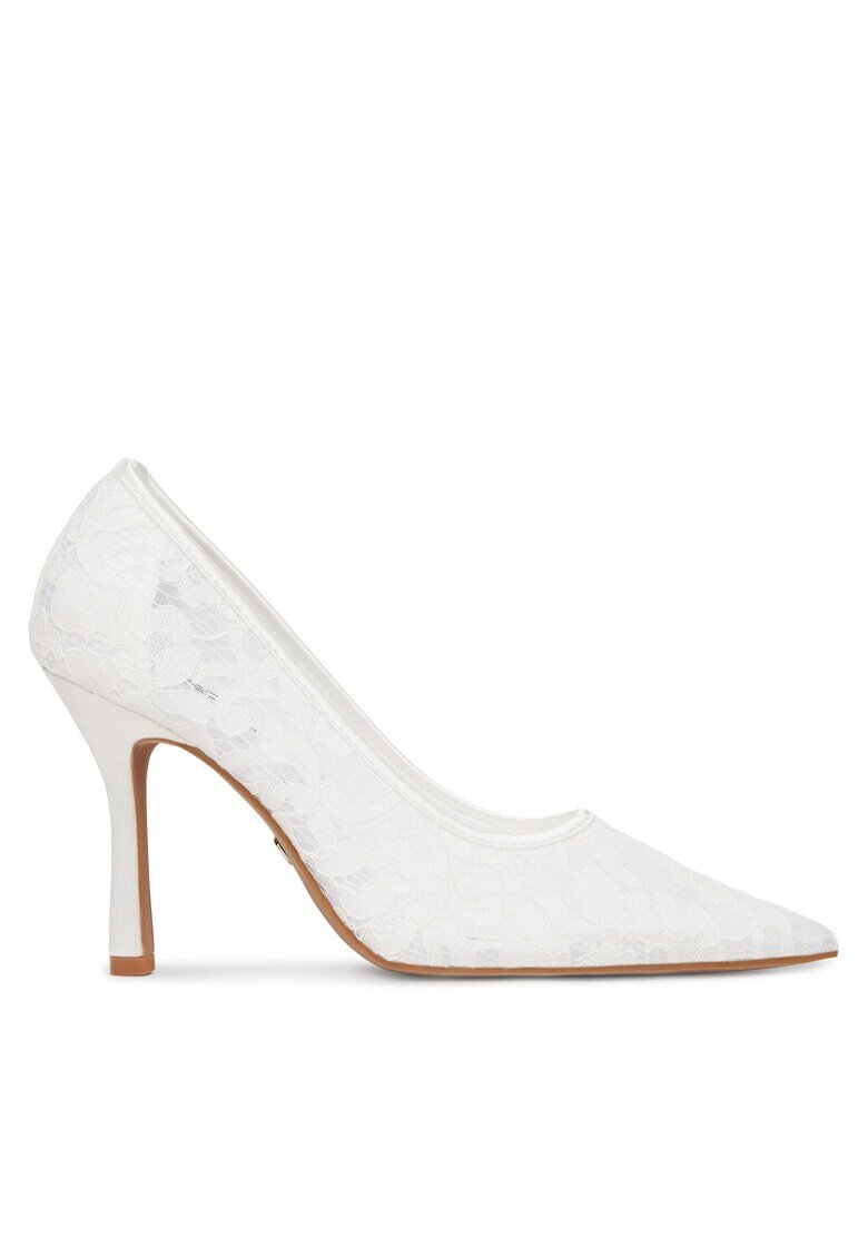 NINE WEST Pantofi dama - tocuri - alb - textil