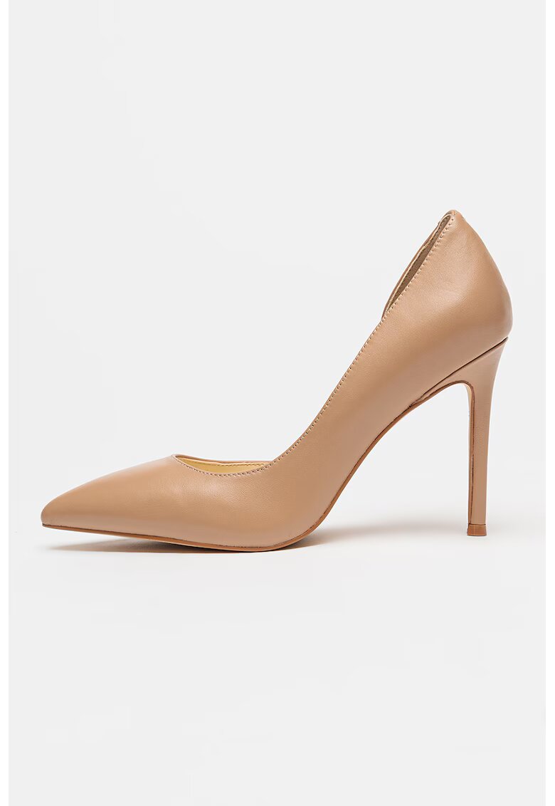 NINE WEST Pantofi din piele cu toc stiletto Jasmine - Bej