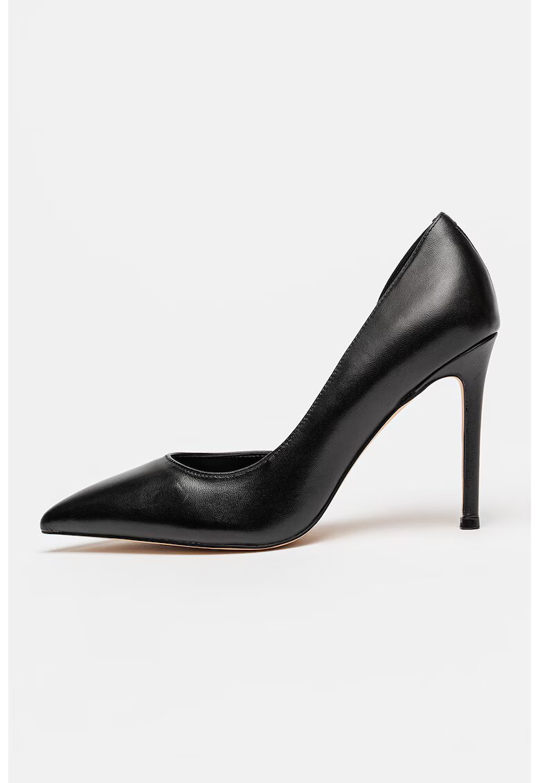 NINE WEST Pantofi din piele cu toc stiletto Jasmine - Negru