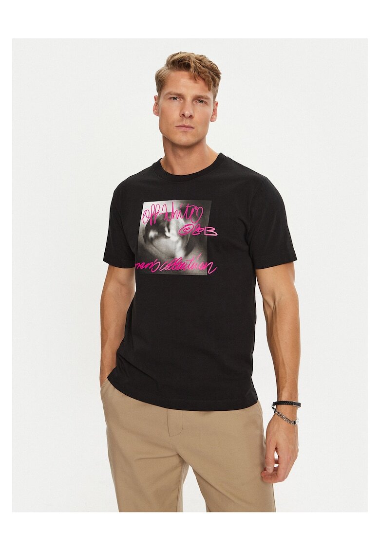 OFF-WHITE Tricou barbati negru