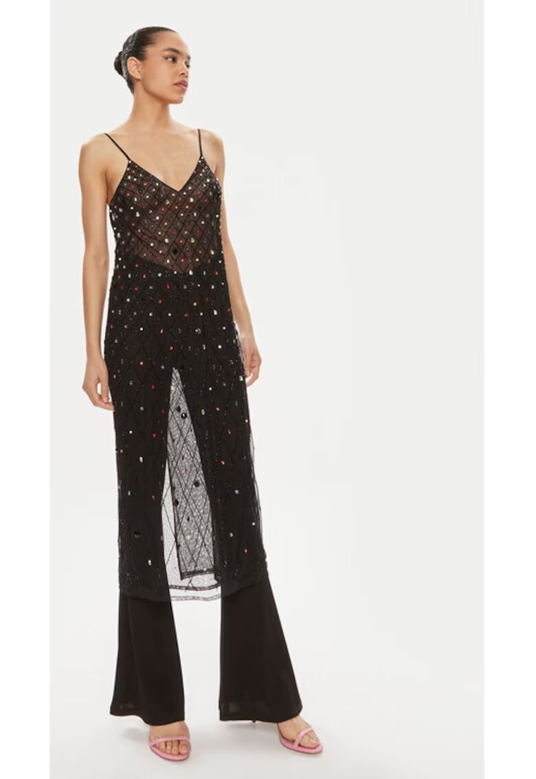 One Teaspoon Rochie - 7552 - Poliester - Negru