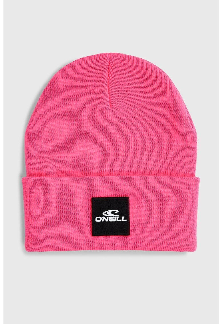 ONeill Caciula tricotata cu aplicatie logo - Roz pastel
