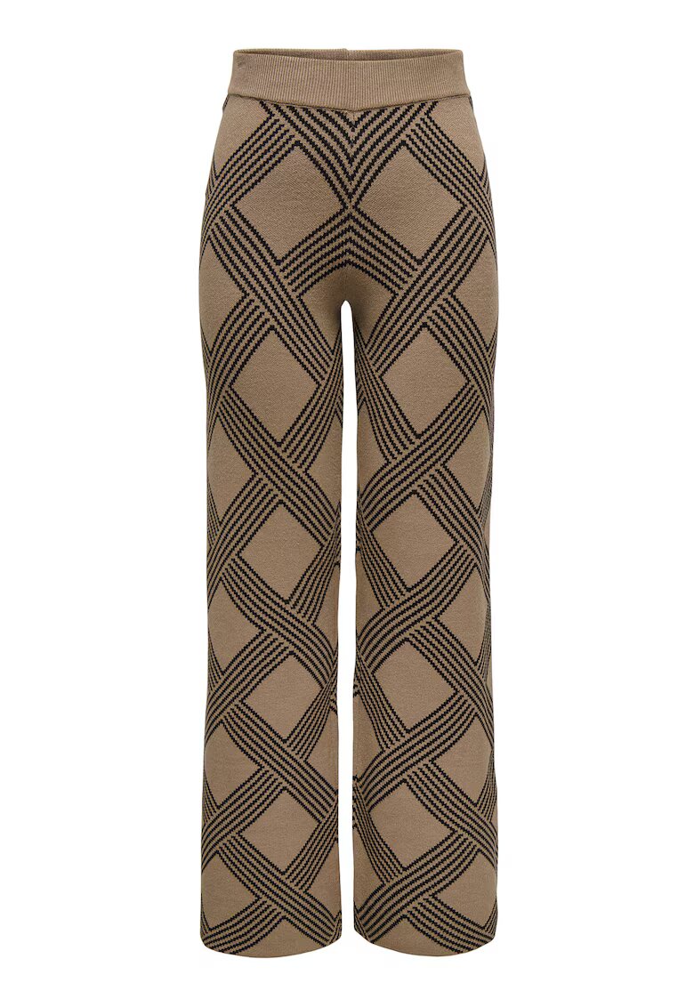Only Pantaloni pentru dama bej/negru
