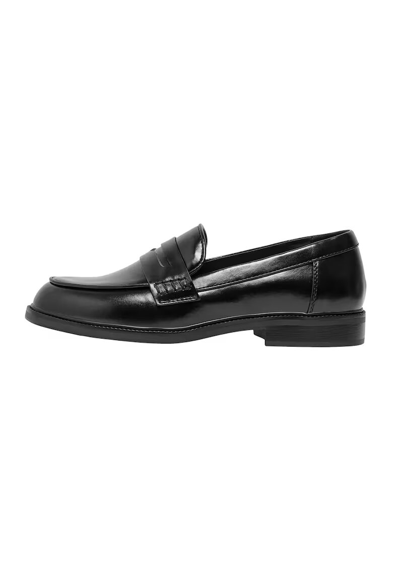 Only Pantofi loafer de piele ecologica - Negru
