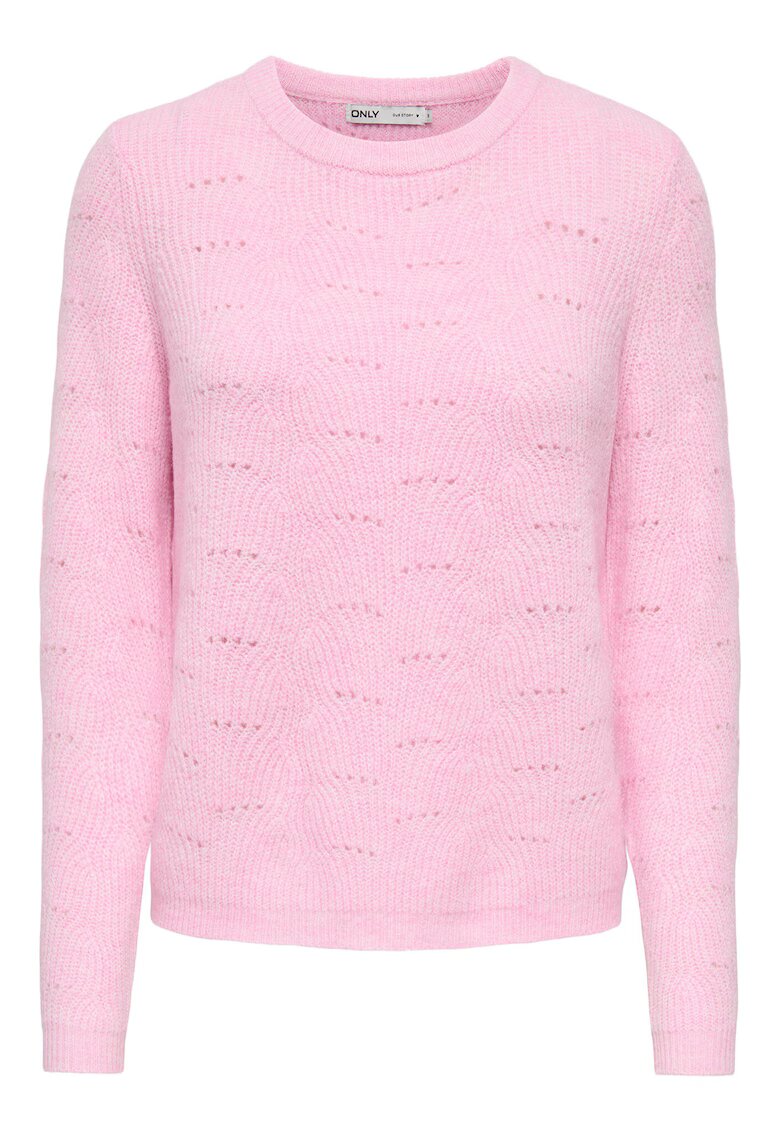 Only Pulover Dama - Roz - 82% poliester - 15% acril - 3% elastan -