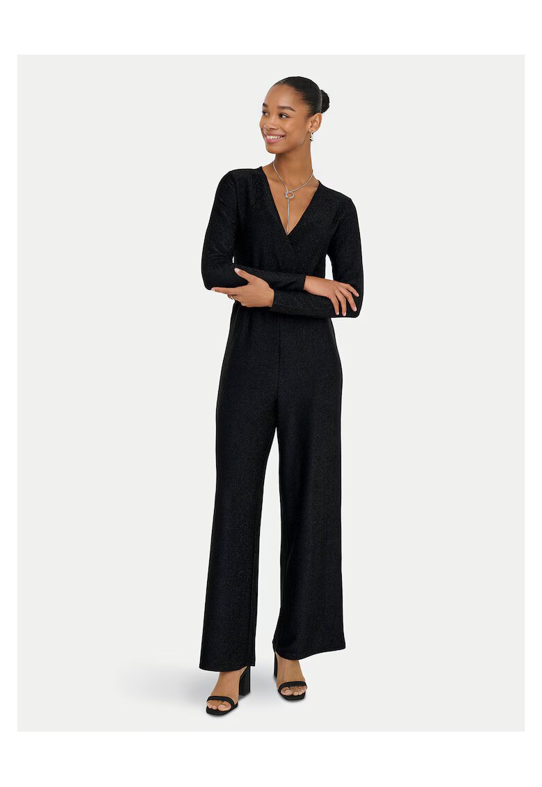 Only Salopeta dama - cu maneca lunga - negru