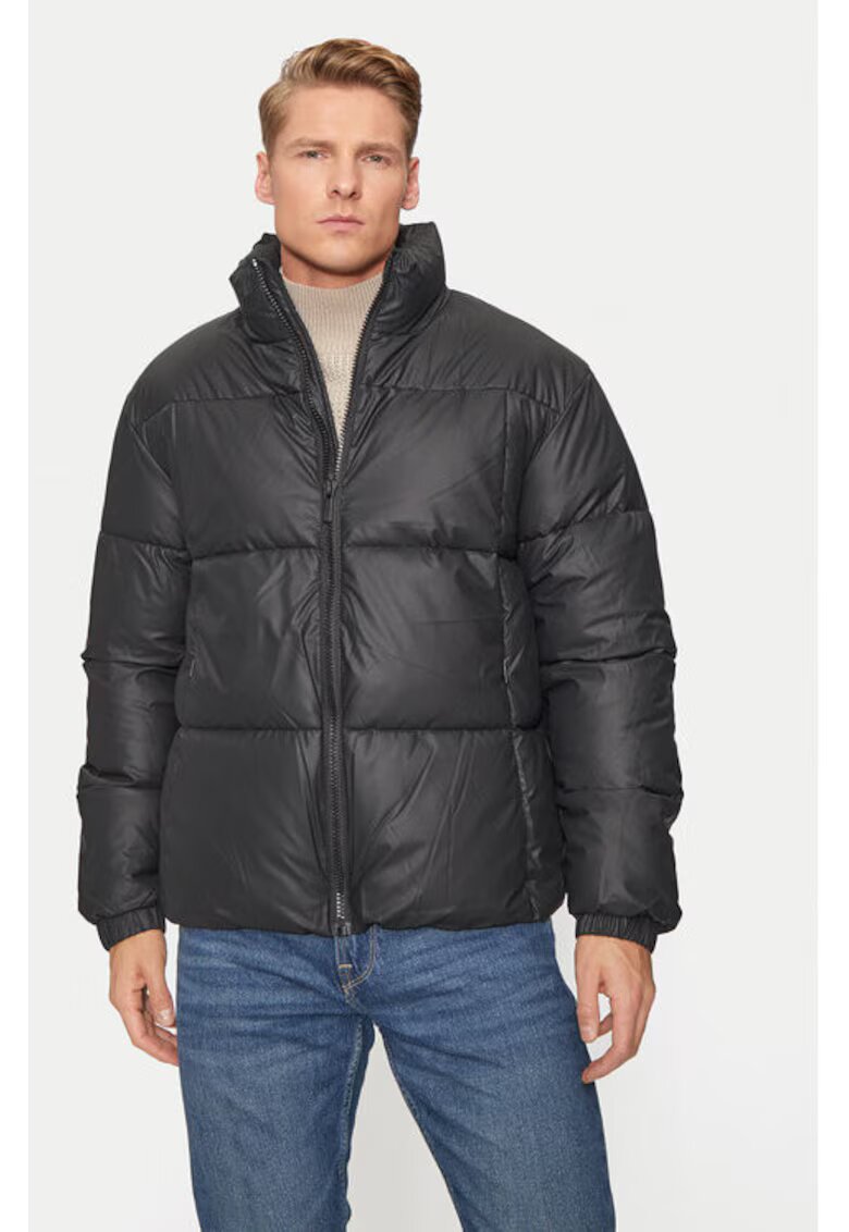 Only & Sons Geaca barbati - 304684708 - Piele ecologica - Negru - Negru