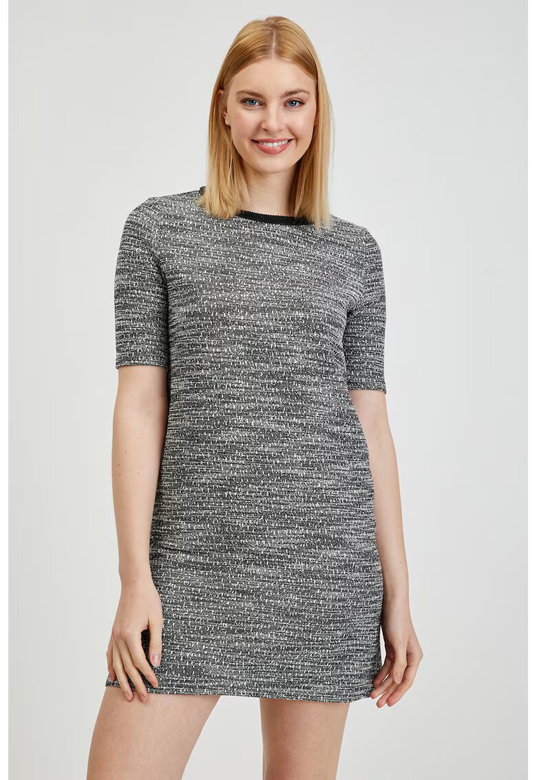 orsay Rochie cu maneci medi - Gri melange