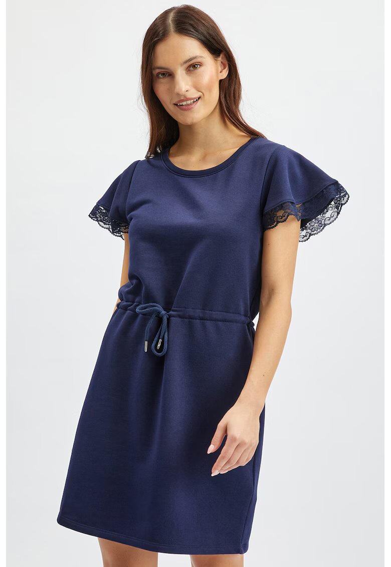 orsay Rochie uni cu maneci scurte - Bleumarin