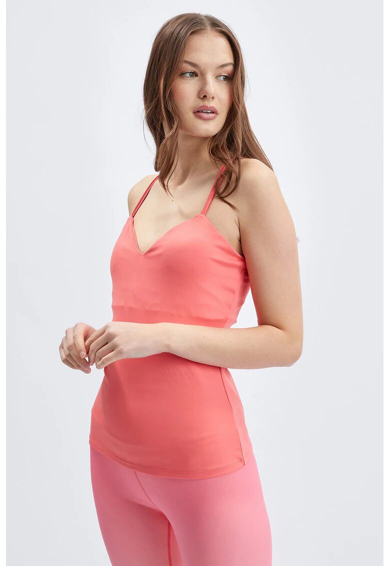 orsay Top slim fit pentru fitness - Coral