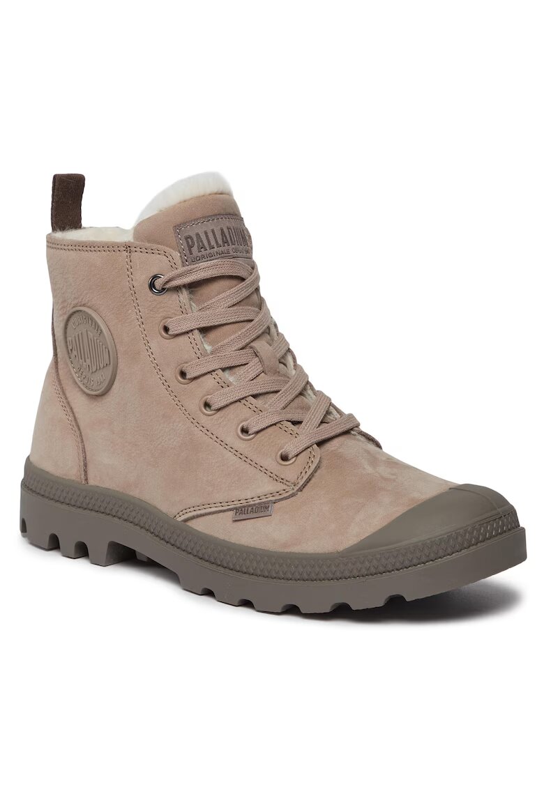 Palladium Ghete barbati Dune 297 - piele naturala - culoare bej