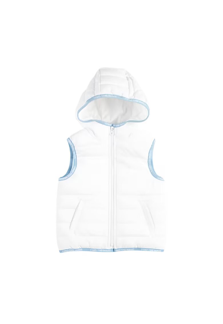 Panco Vesta cu margine Bleu - Flexible - Alb - pentru baietei - Alb