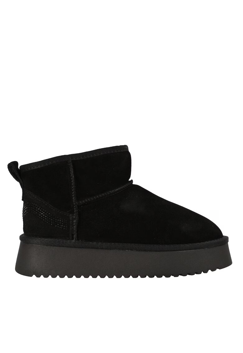 PASS Collection Ghete sport - dama - AB70011B - negru - piele intoarsa - Negru