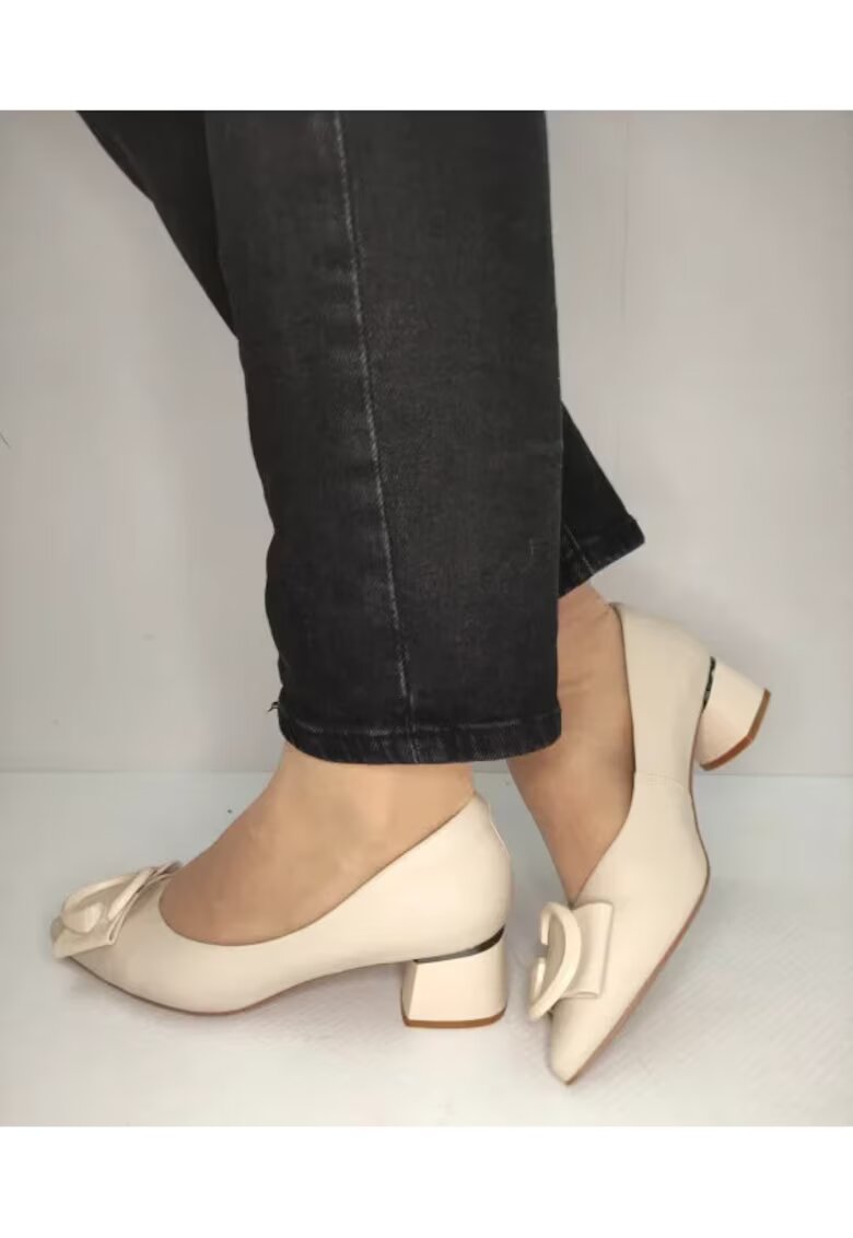 Pass Pantofi Eleganti Dama 460005B 52-N Bej - Bej - Bej