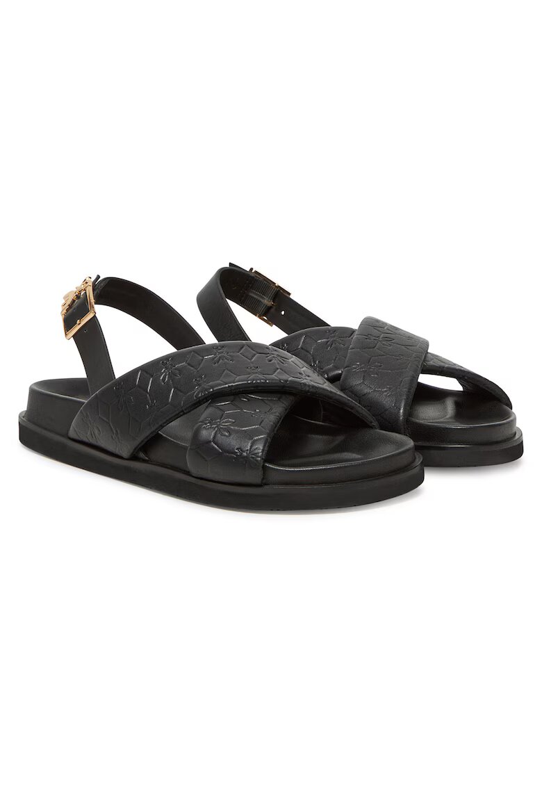 Patrizia Pepe Sandale copii - Vitello Nero - piele naturala - negru