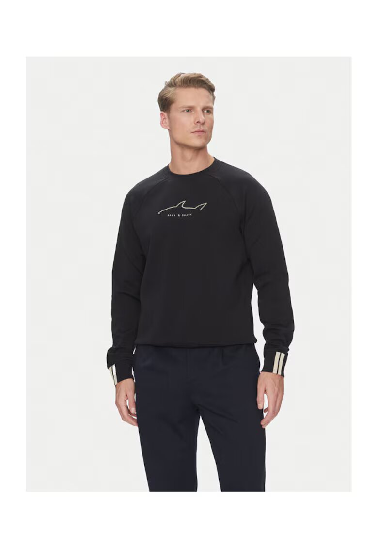 Paul & Shark Bluza barbati 25411854 - Bumbac/Nylon - Negru - Negru