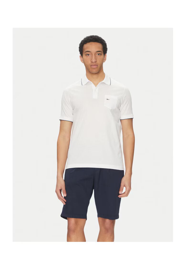 Paul & Shark Tricou polo barbati 25411209 - Bumbac - Alb - Alb