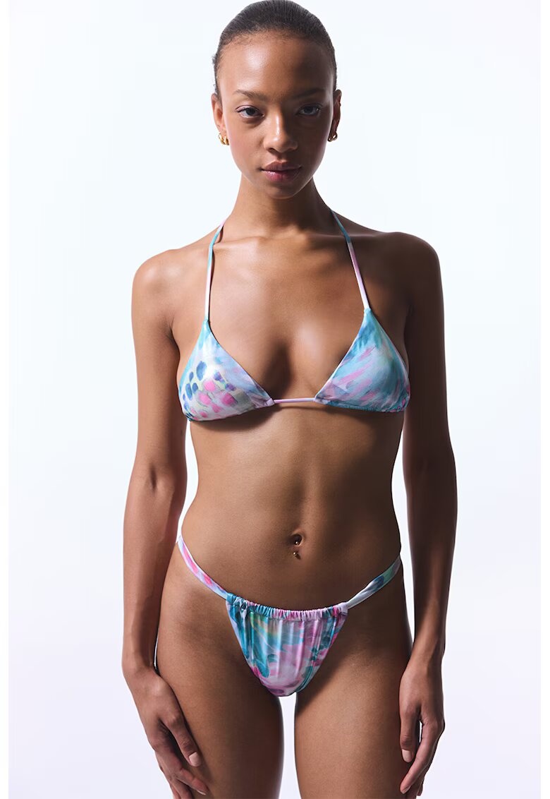Penti Bikini cu model grafic - Multicolor