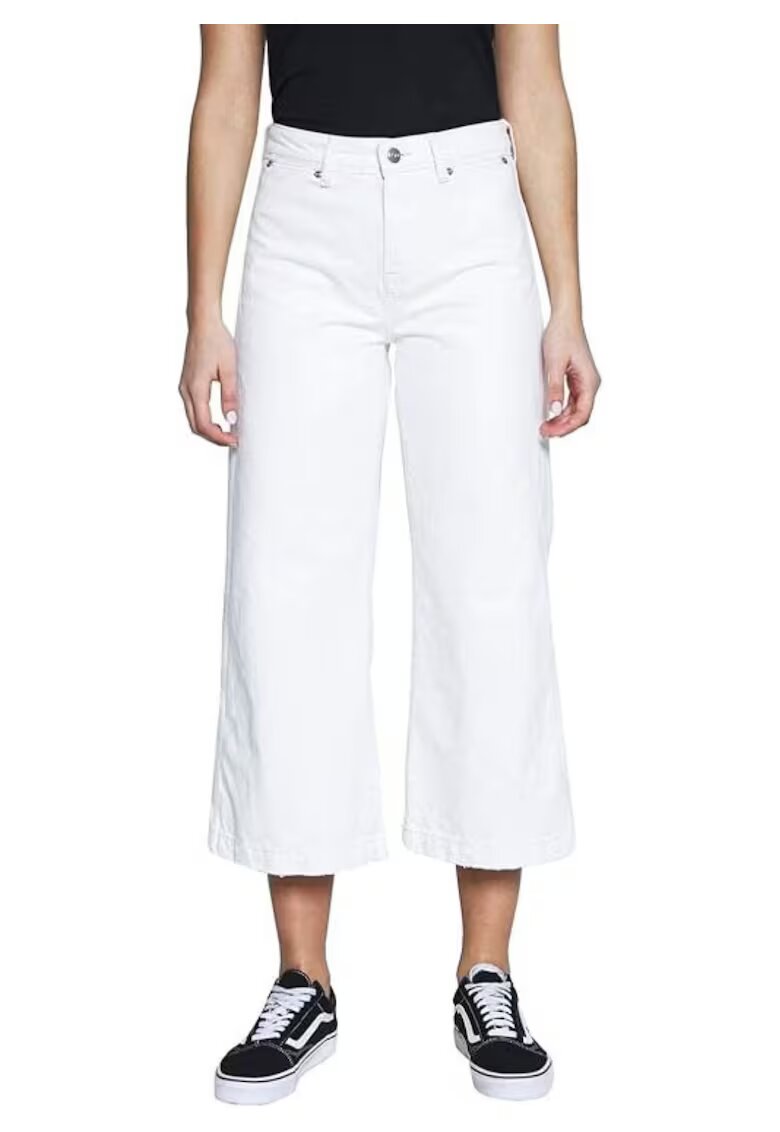 Pepe Jeans Blugi crop cu croiala ampla Groove -