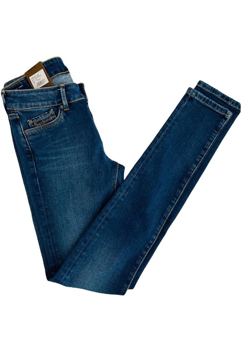 Pepe Jeans Blugi skinny cu aspect decolorat -