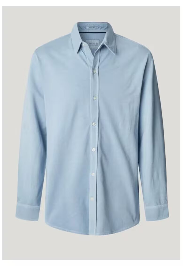 Pepe Jeans Camasa clasica din bumbac - Bleumarin