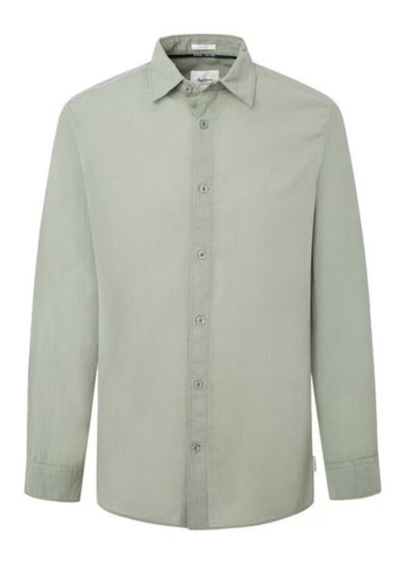 Pepe Jeans Camasa din bumbac cu guler ascutit -