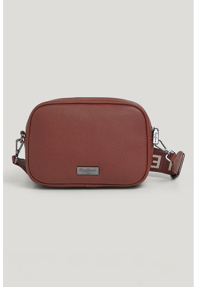 Pepe Jeans London Geanta crossbody din piele ecologica - Maro cognac
