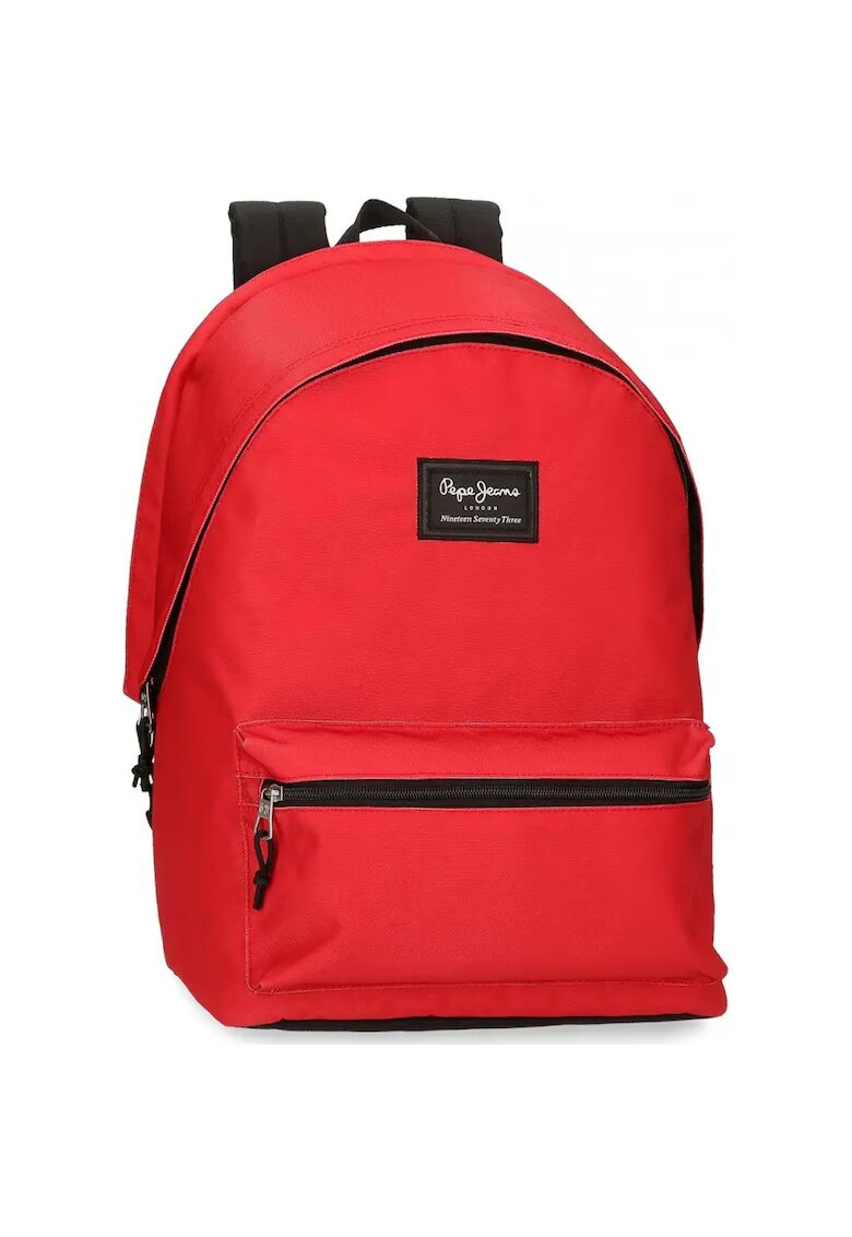 Pepe Jeans London Rucsac laptop - Pepe Jeans Aris Evergreen - 2 compartimente - rosu - 31x44x15 cm