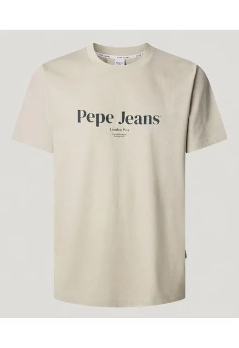 Pepe Jeans Tricou regular fit cu imprimeu logo Dale -