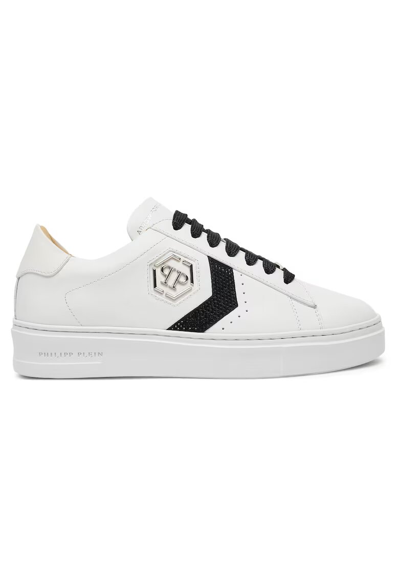 Philipp Plein Tenisi dama AADS USC0678 PLE075N - piele naturala - alb