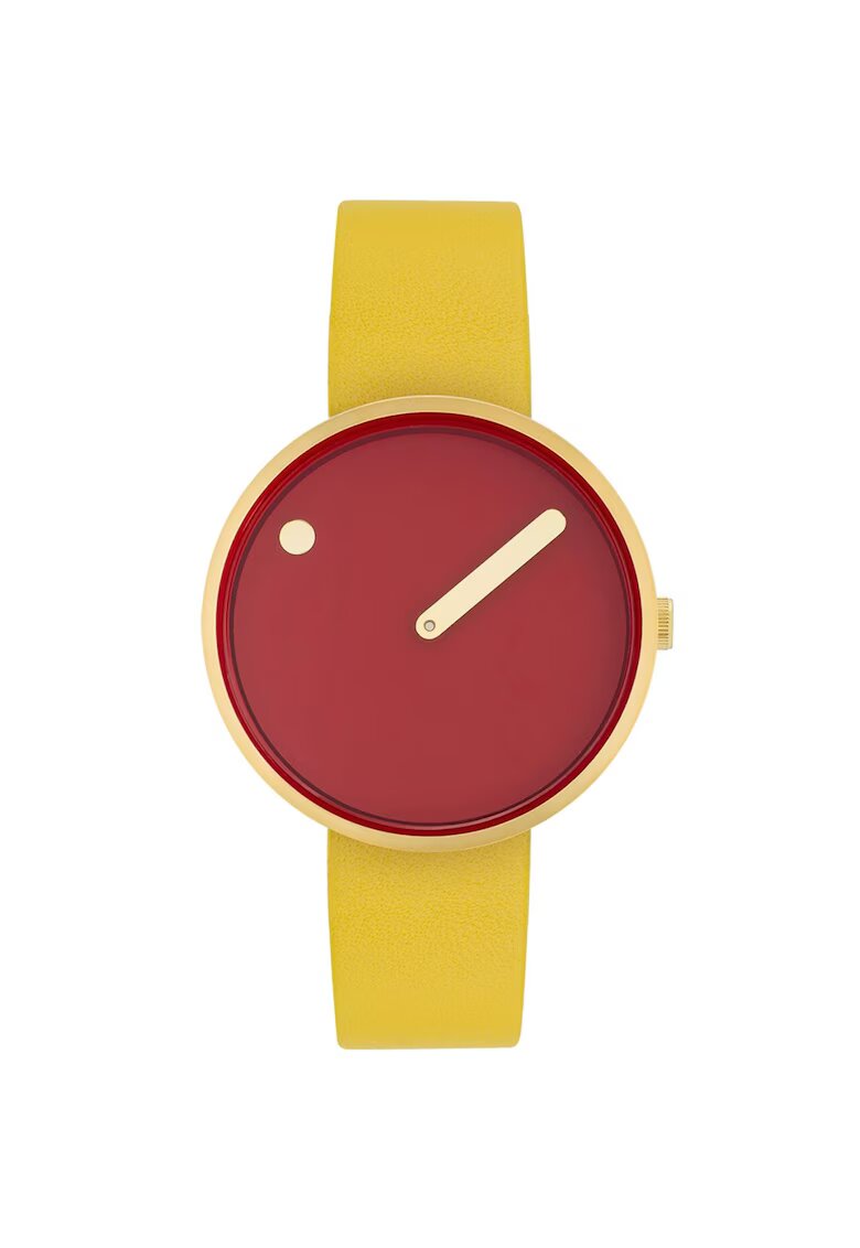 PICTO 34097-6114G Unisex Cinnamon Red 34mm 5ATM