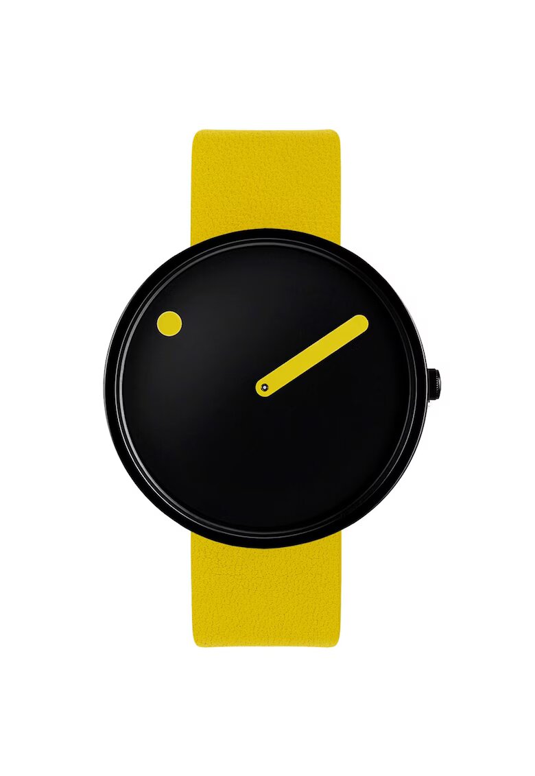 PICTO 43388-6120B Unisex Canary Yellow 40mm 5ATM