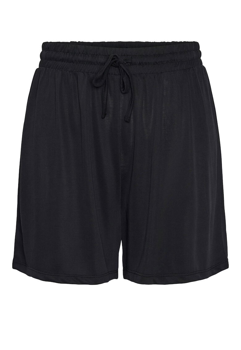 Pieces Pantaloni scurti dama 17148783 - Viscoza/Poliester - Negru - Negru