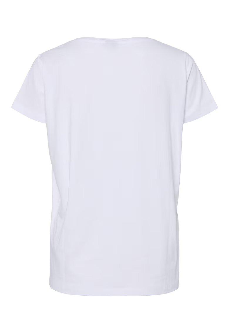 Pieces Tricou dama 17157705 - Bumbac - Alb - Alb