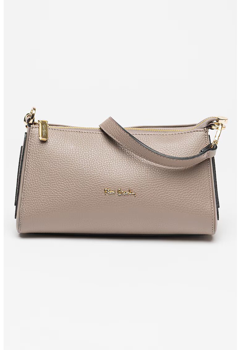 Pierre Cardin Geanta crossbody uni de piele - Maro taupe