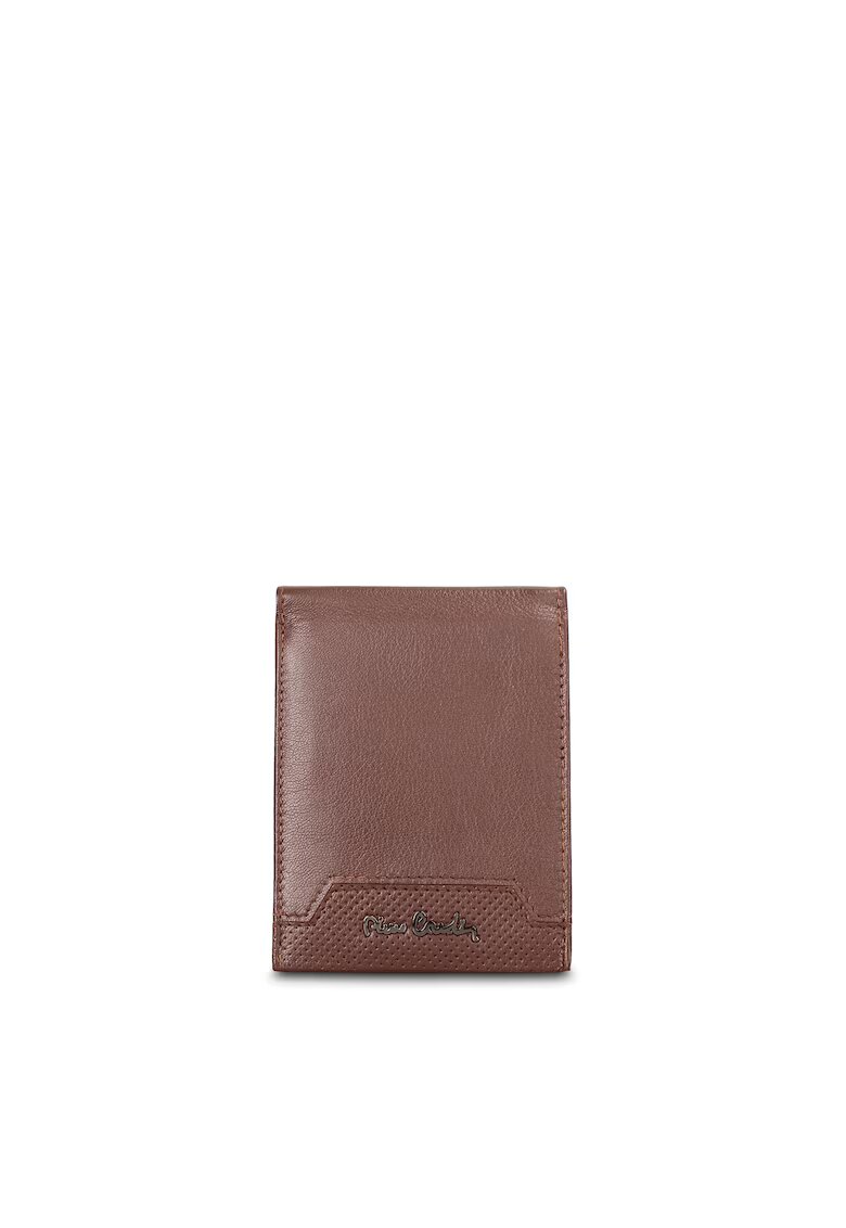Pierre Cardin Portofel pliabil de piele Torino Pro - Maro taupe