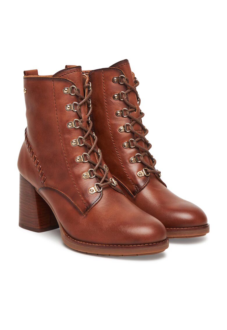 Pikolinos Botine dama 202 W9U-8955 - Piele naturala - Maro