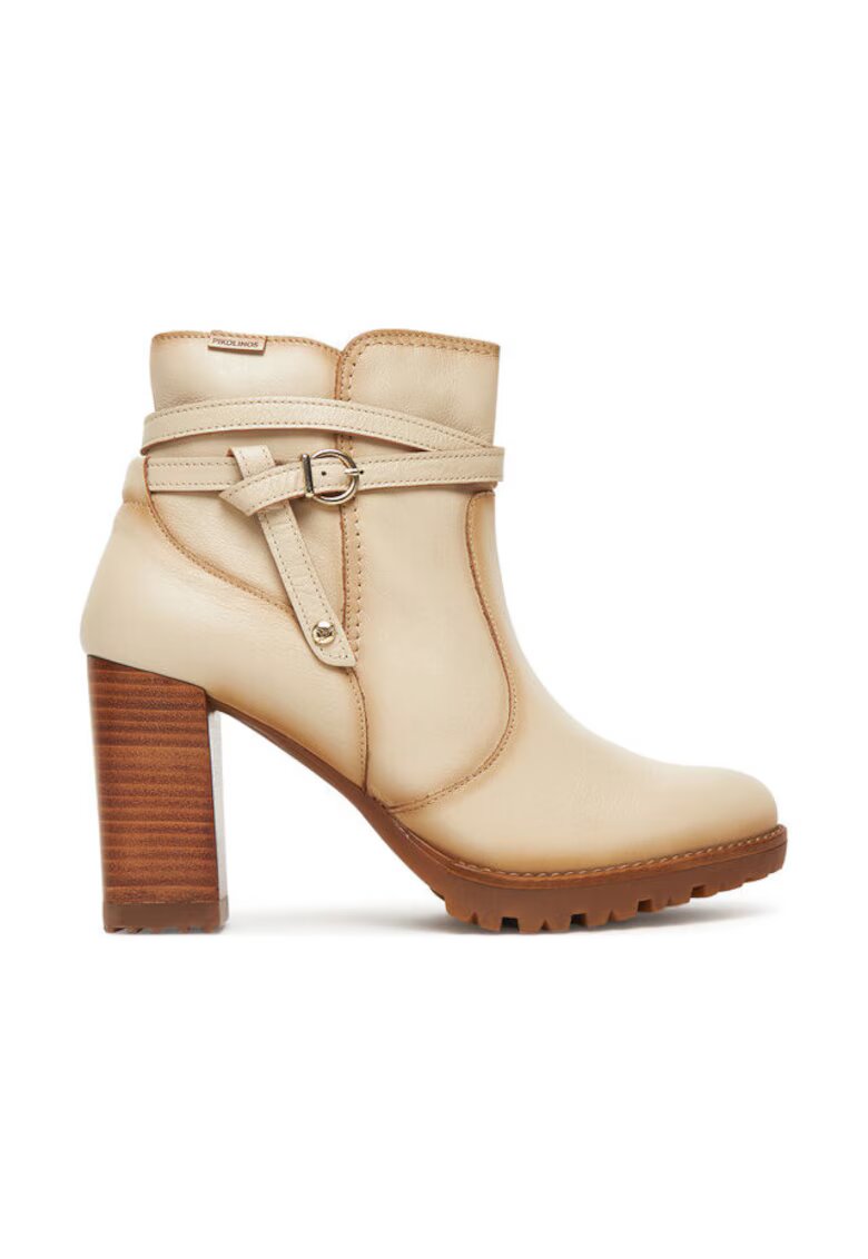 Pikolinos Botine dama 807 W7M-8806 - Piele naturala - Bej