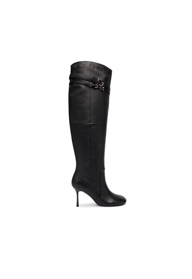 Pinko Cizme dama negre - piele naturala