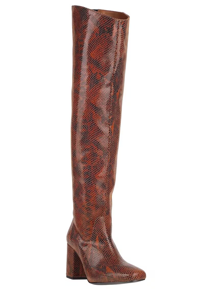 Pinko Cizme dama - Piele naturala - Maro -