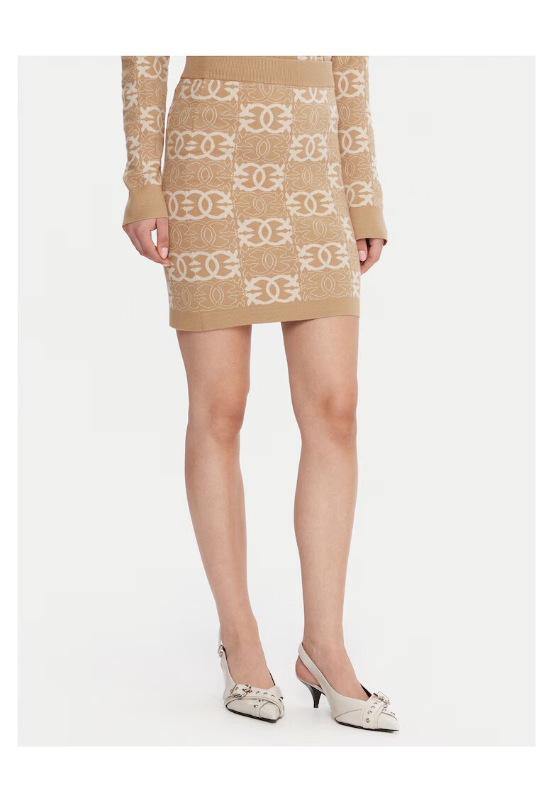 Pinko Fusta mini - bej - femei
