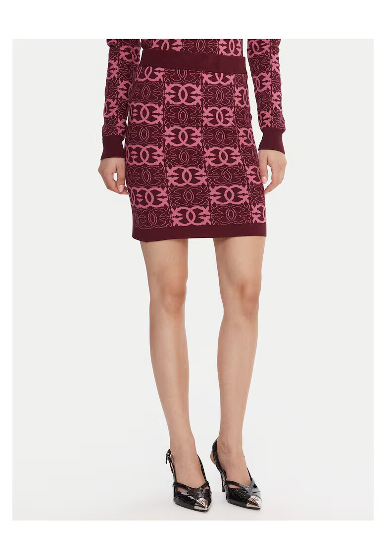 Pinko Fusta mini - visiniu - femei - 100% poliester