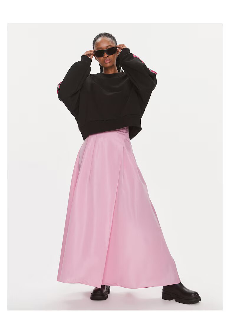 Pinko Fusta trapezoidala de dama roz