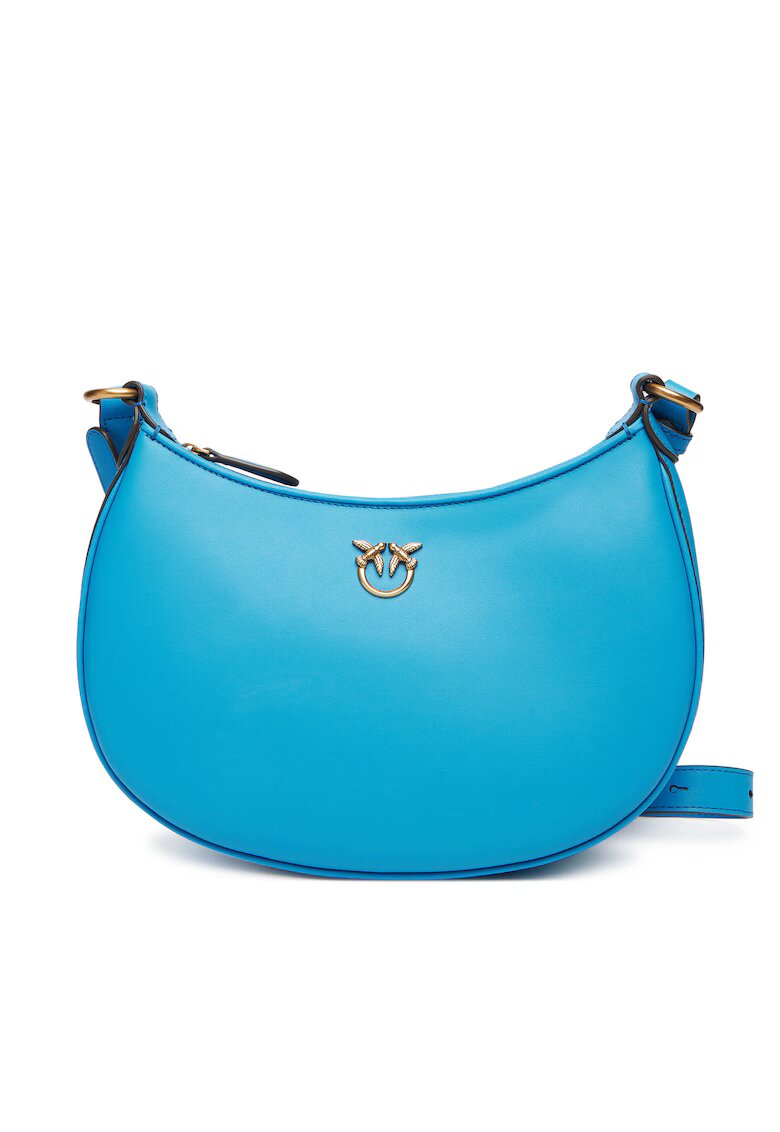 Pinko Geanta dama Azzurro F32Q Half Moon Mini - piele naturala - roz
