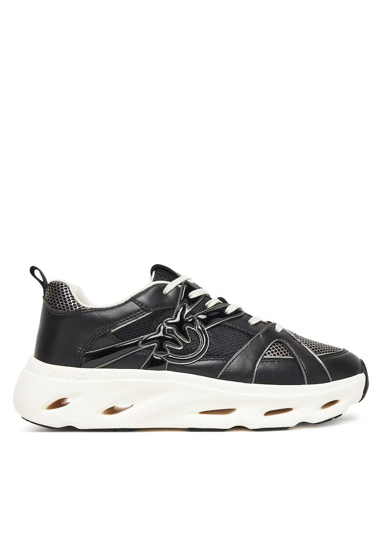 Pinko Pantofi sport dama - piele naturala - negru