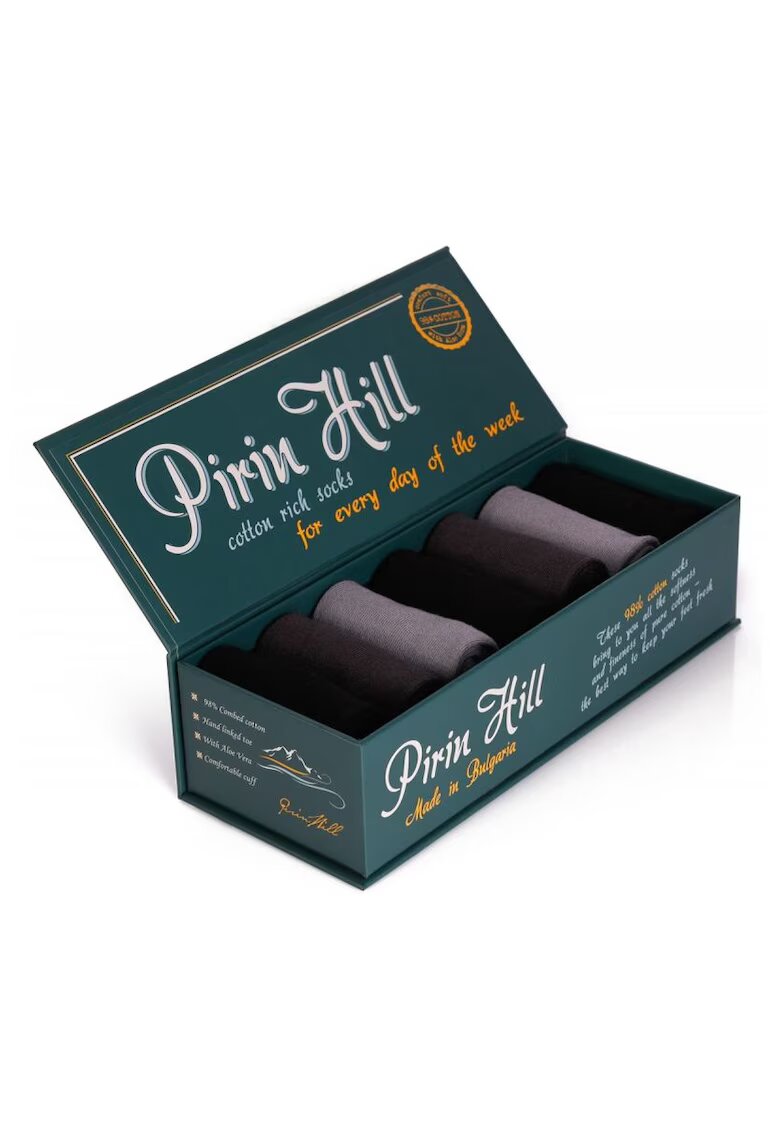 Pirin Hill Sosete bumbac 98% Luxury Box 7 BUC.