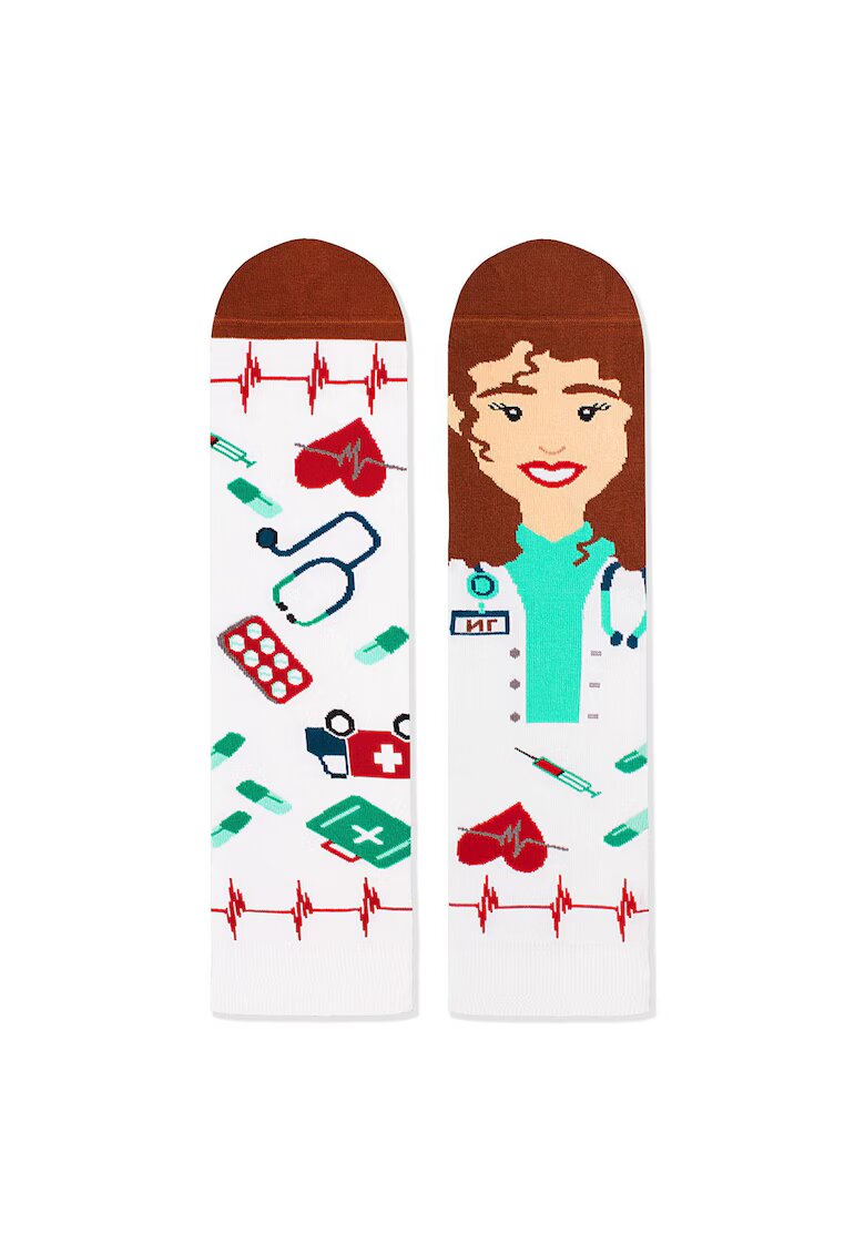 Pirin Hill Sosete bumbac - ARTY SOCKS Doctor - Woman
